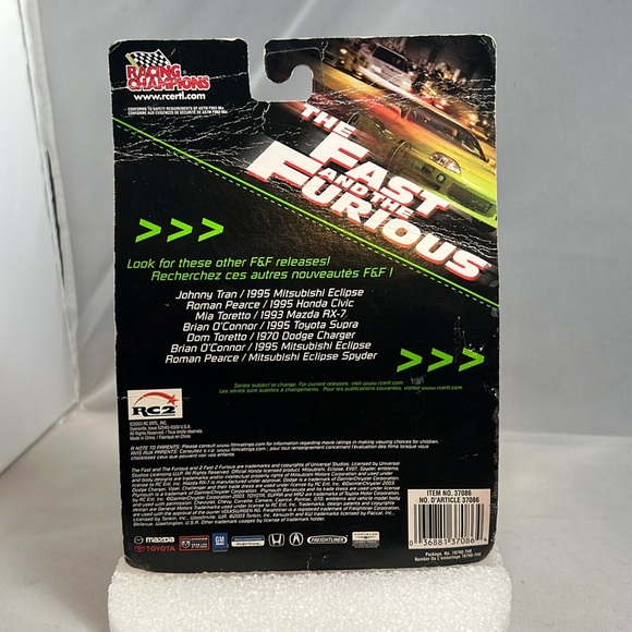 Roman Pearce and 95 Honda Civic 1:64 Scale Size From Fast and Furious - Picture 5 of 11